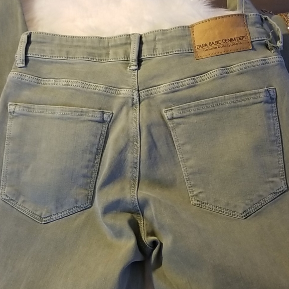 Zara Z1975 Skinny Jean's with Spakle Side Trim - Picture 4 of 8